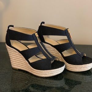 Michael Kors espadrille wedge, size 6.5, NEW